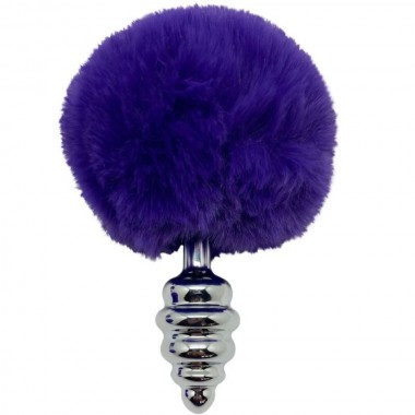plug anal de metal Fluffy Twist
