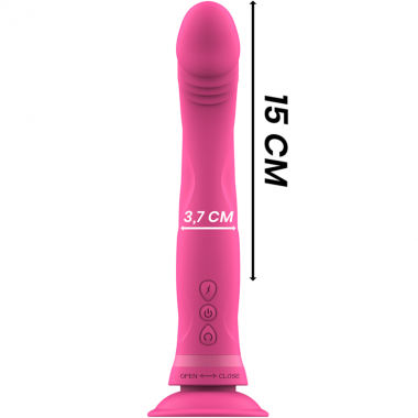 vibrador de silicona con ventosa