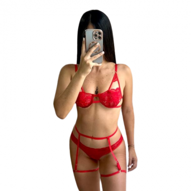 set lencería sexy hecha a mano