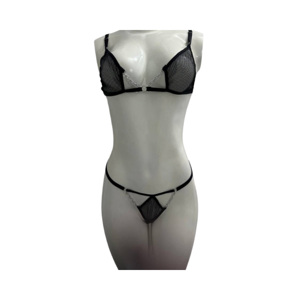 Conjunto de rejilla con cadenas