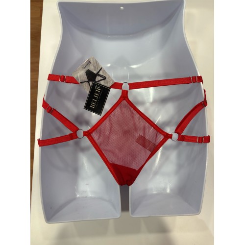 Braga sexy ajustable roja