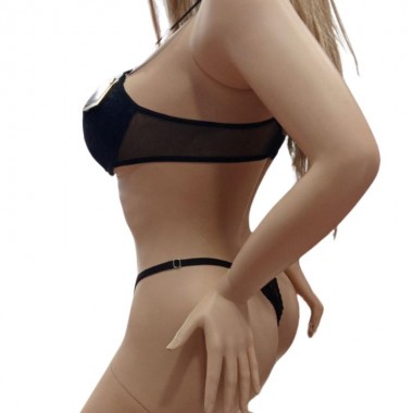 sujetador con espalda transparencias