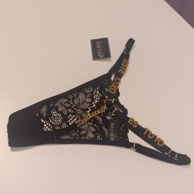 tanga negro encaje