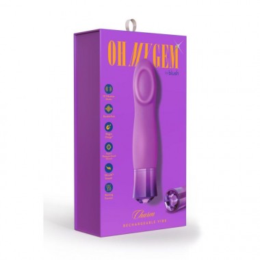 Vibrador con joya purple Oh...