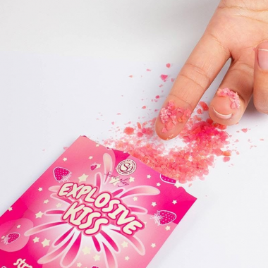 caramelos explosivos de fresa