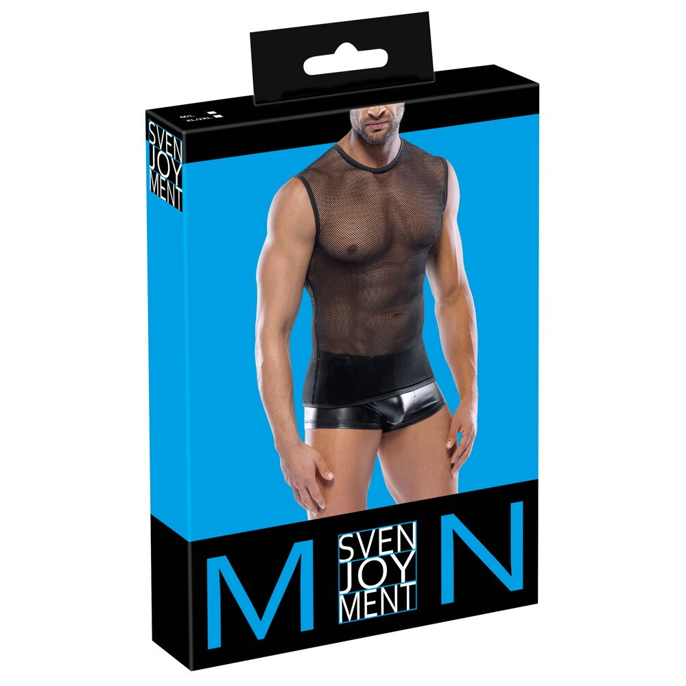 Camisa transparente hombre