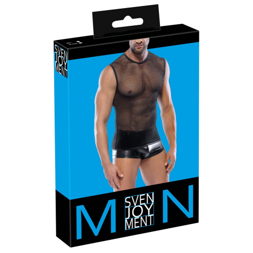 Camisa transparente hombre