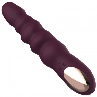 Vibrador ribeteado lila...