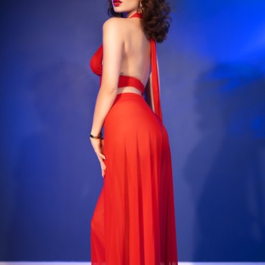 Conjunto rojo de 3 piezas