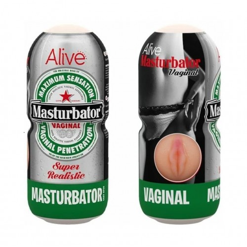 Masturbador masculino en forma de cerveza