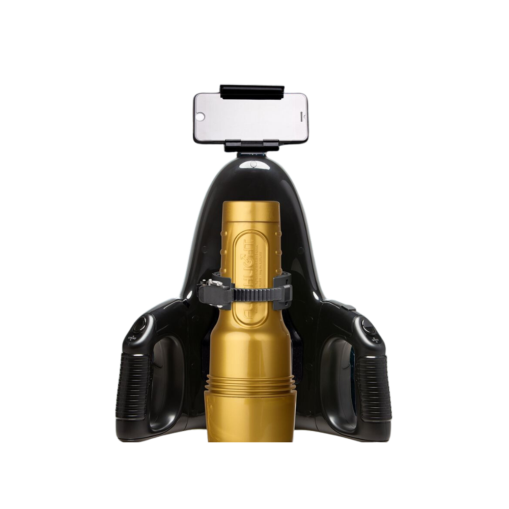 Masturbador masculino con soporte de móvil