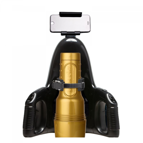 Masturbador masculino con soporte de móvil