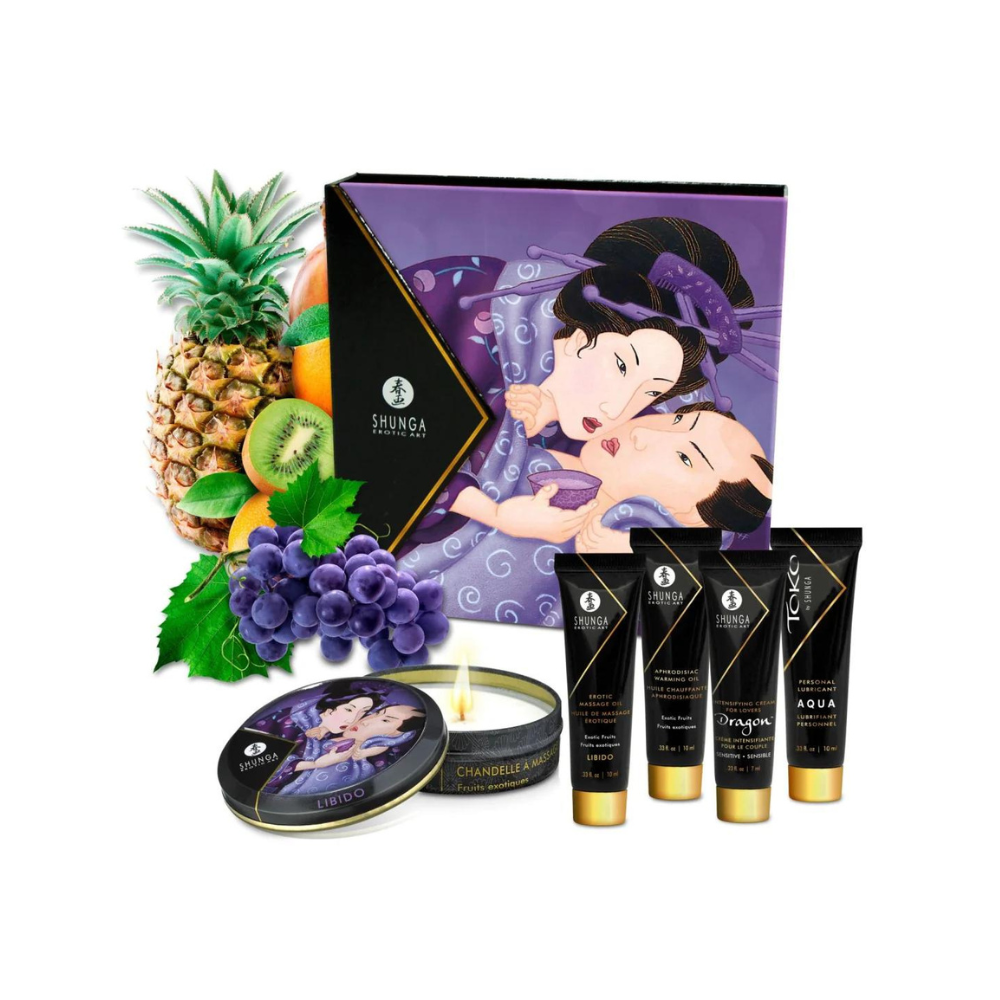 Kit de lubricantes y masaje Shunga