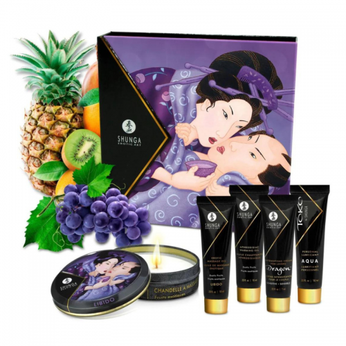 Kit de lubricantes y masaje Shunga