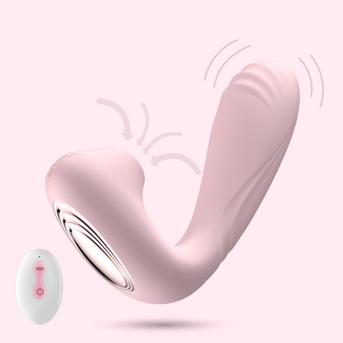 vibrador y succionador con control remoto