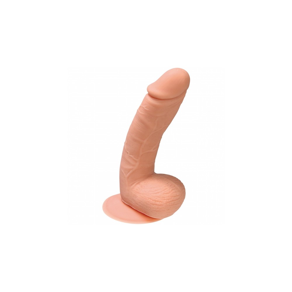 Dildo con escroto y ventosa