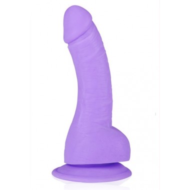 Dildo con escroto y ventosa